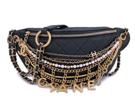 chanel fanny pack chain